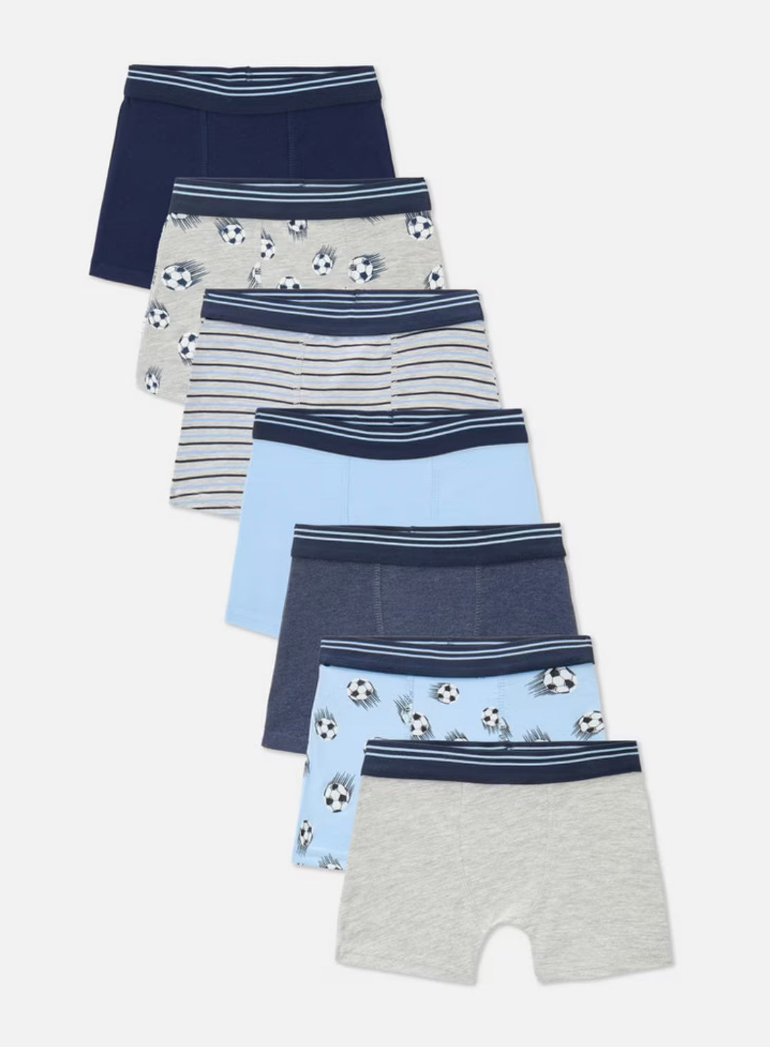 Primark 7 trunks for boys