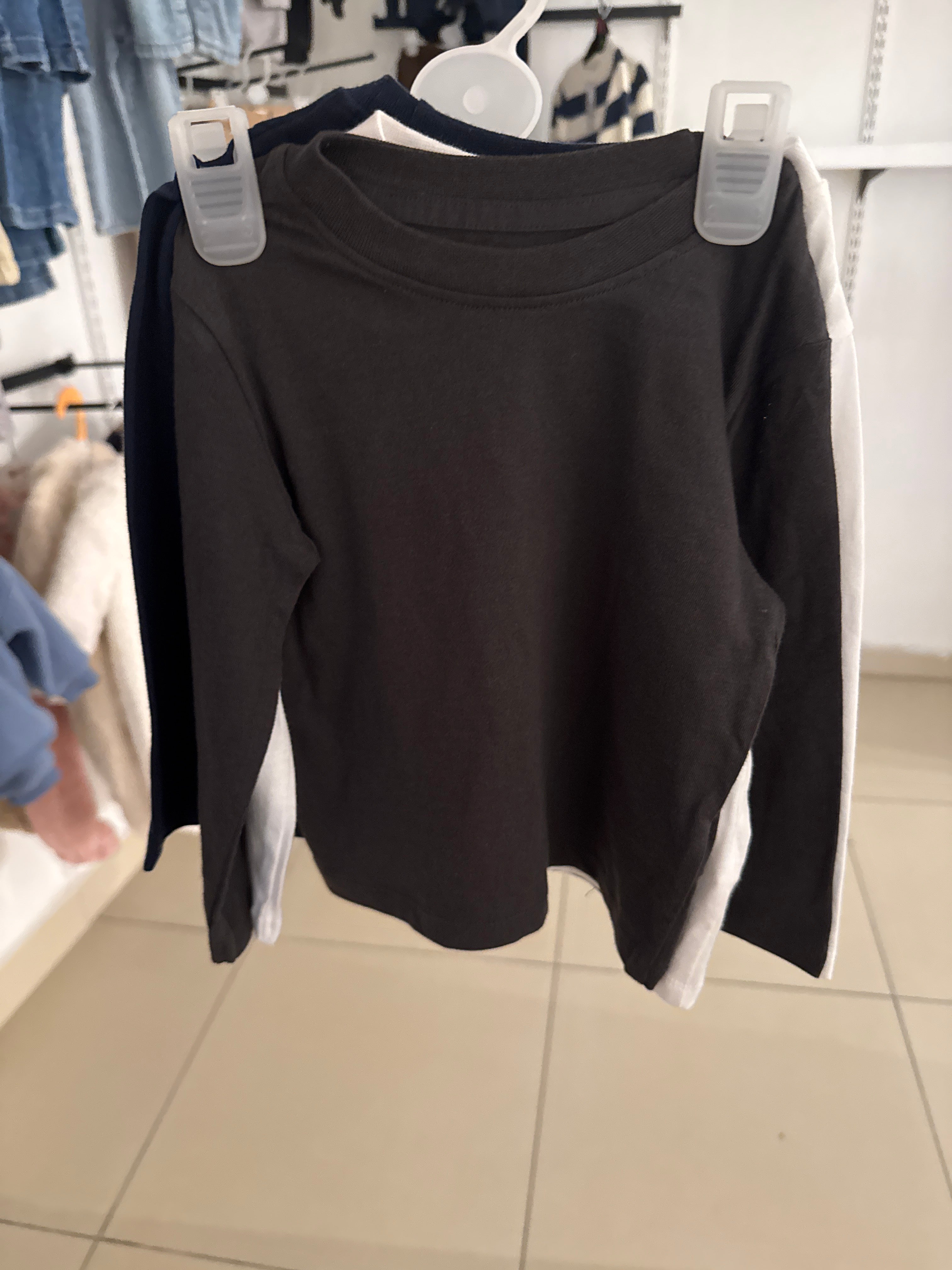 3 Pack Crew-Neck T-Shirt Long Sleeve