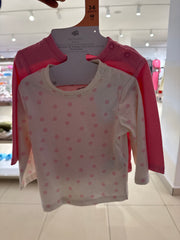 2Pk Long Sleeve Polka Dot Shirt