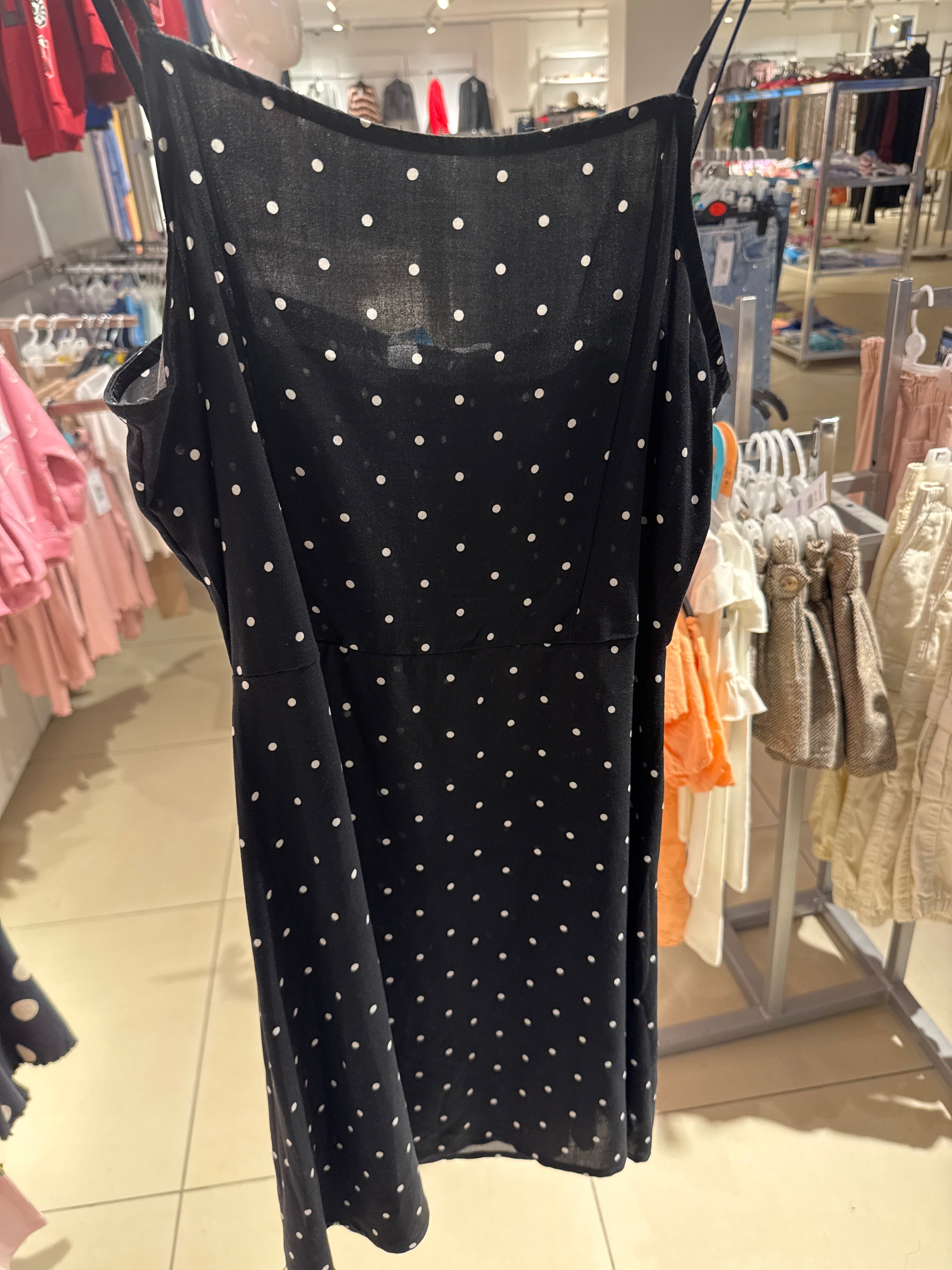 Black And White Polka Dress