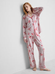 Printed Boyfriend Pyjamas
