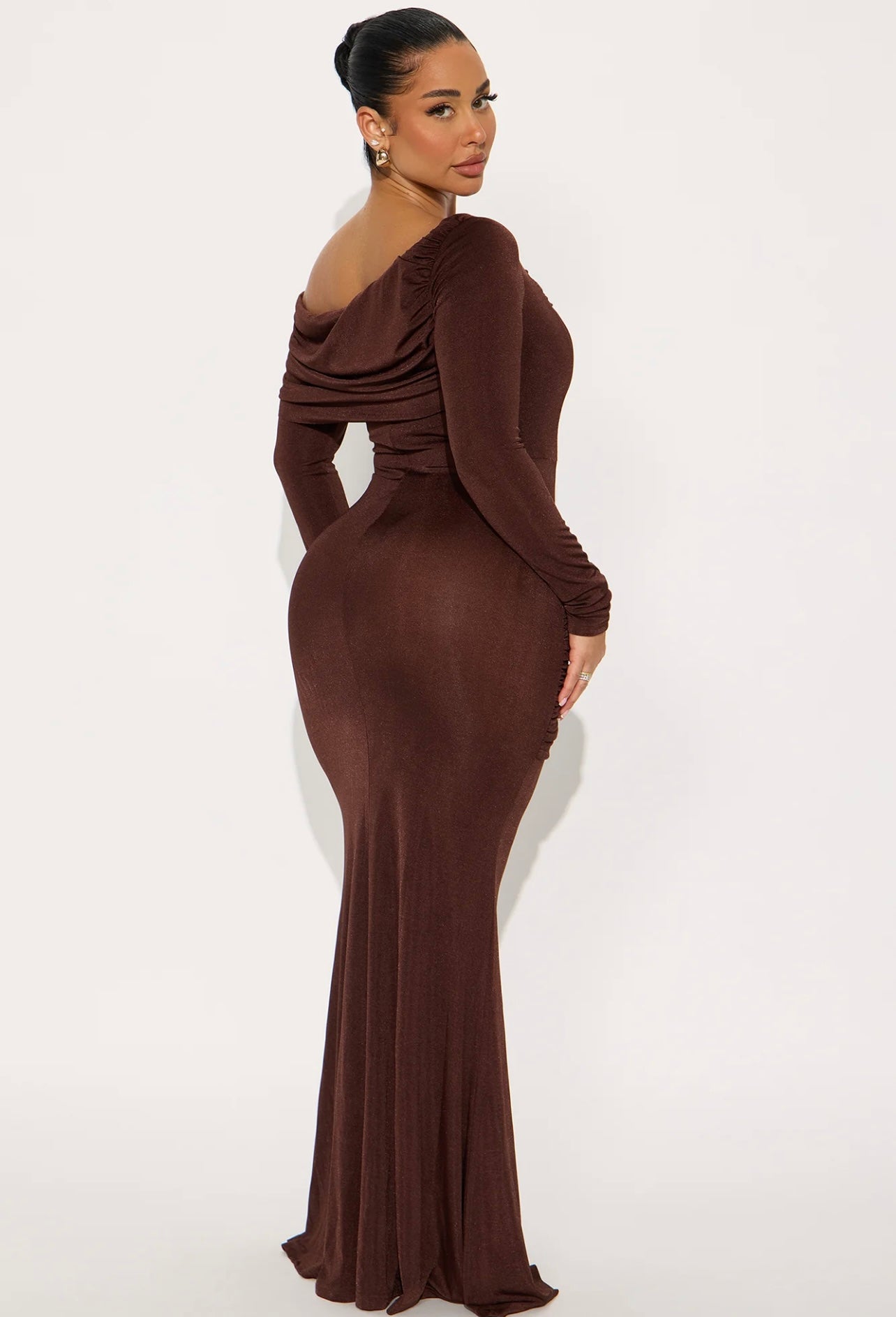 Fashionnova Sienna Long Sleeve Maxi Dress