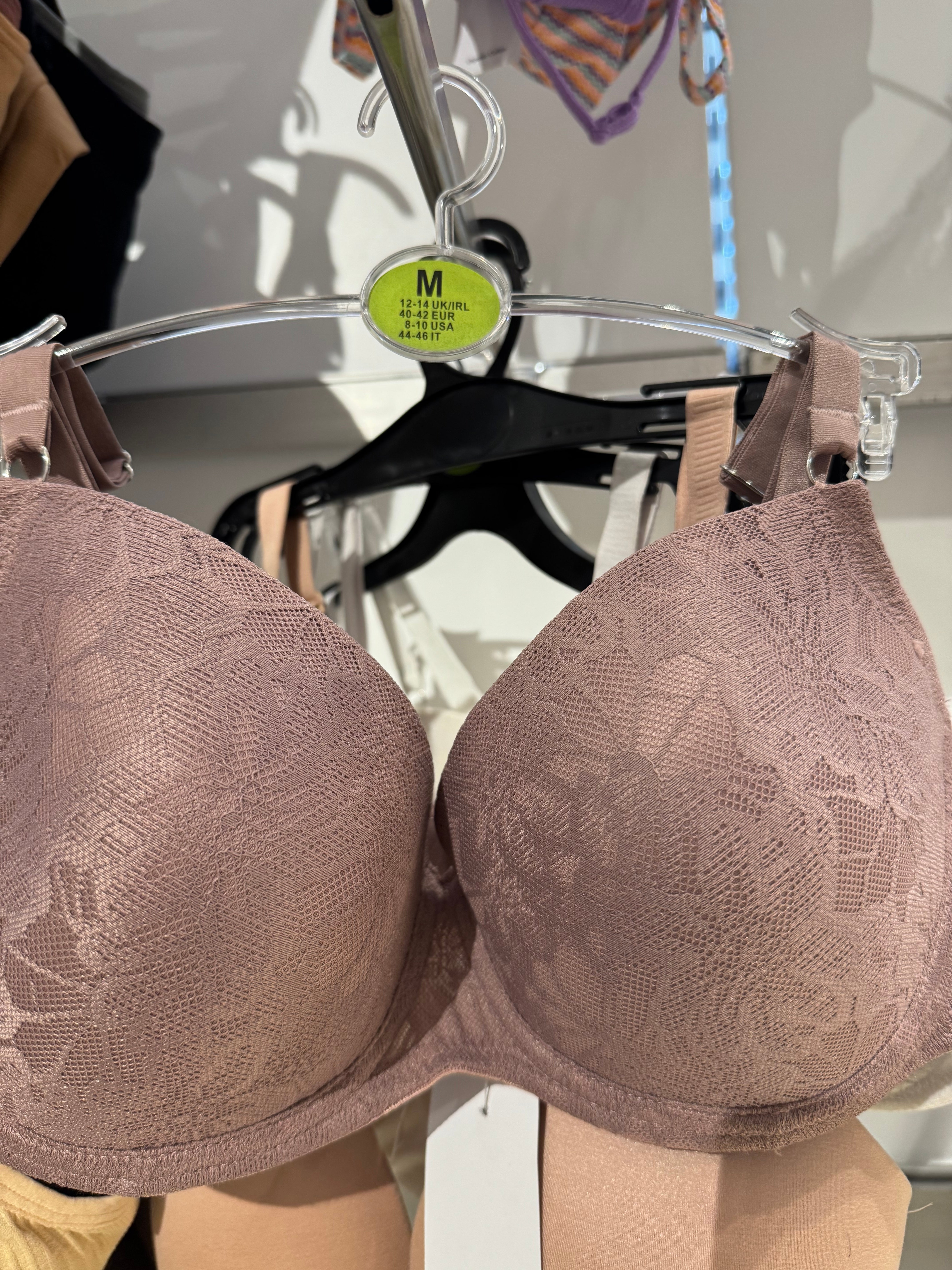 Primark light padding lace bra