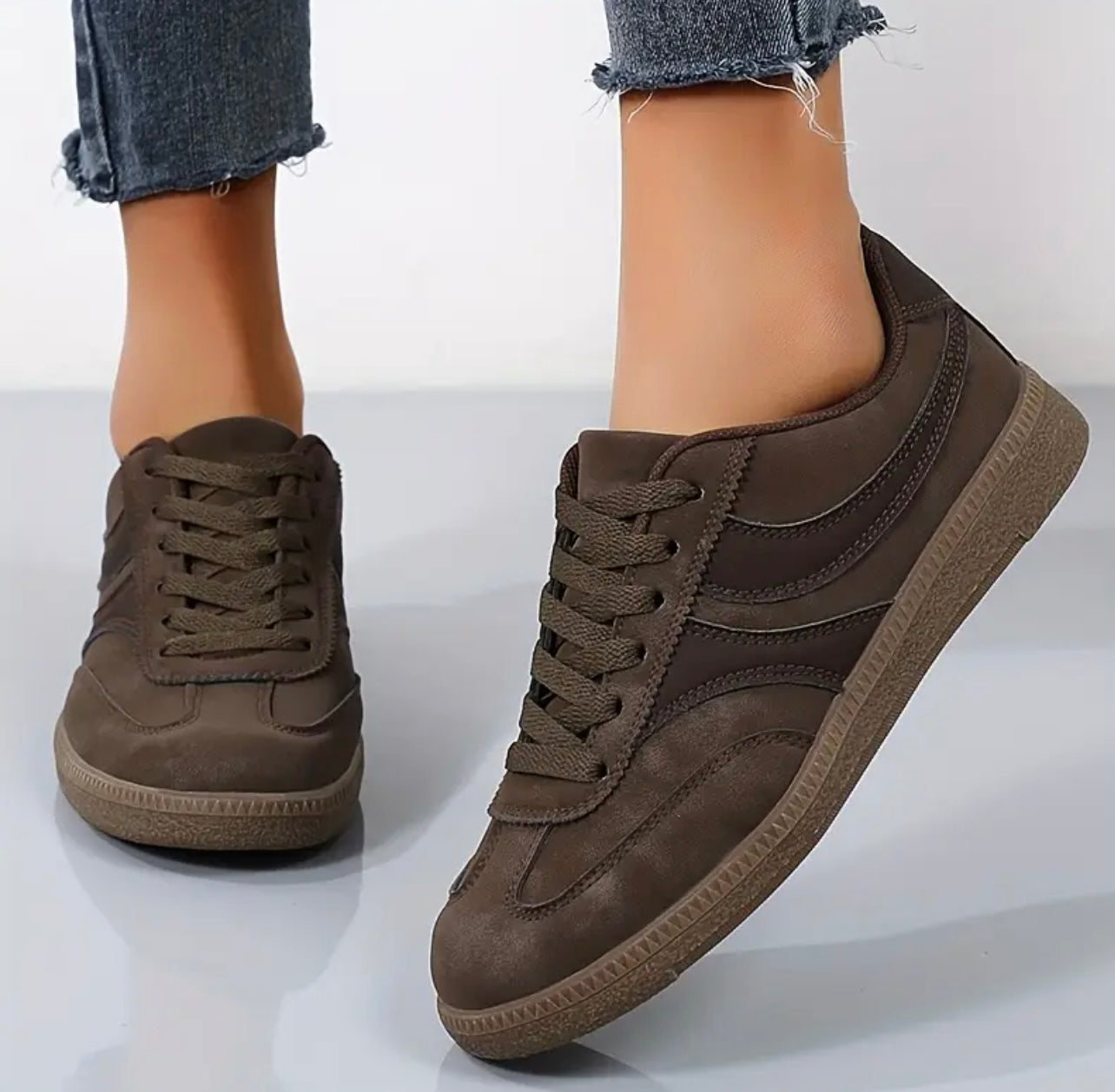 Women'S Trendy Color-Blocking Sports Shoes, Casual Sneakers