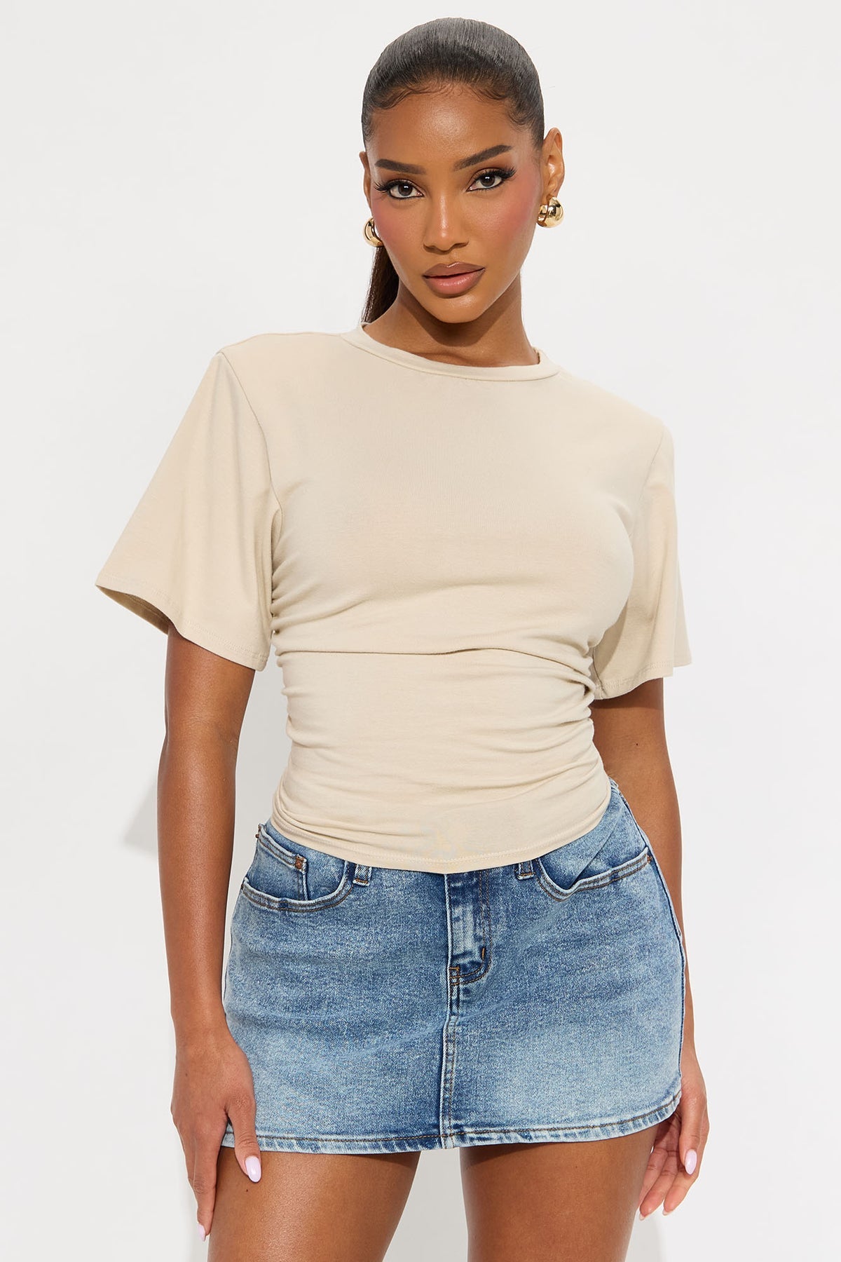 Lynn Shoulder Pad Tee