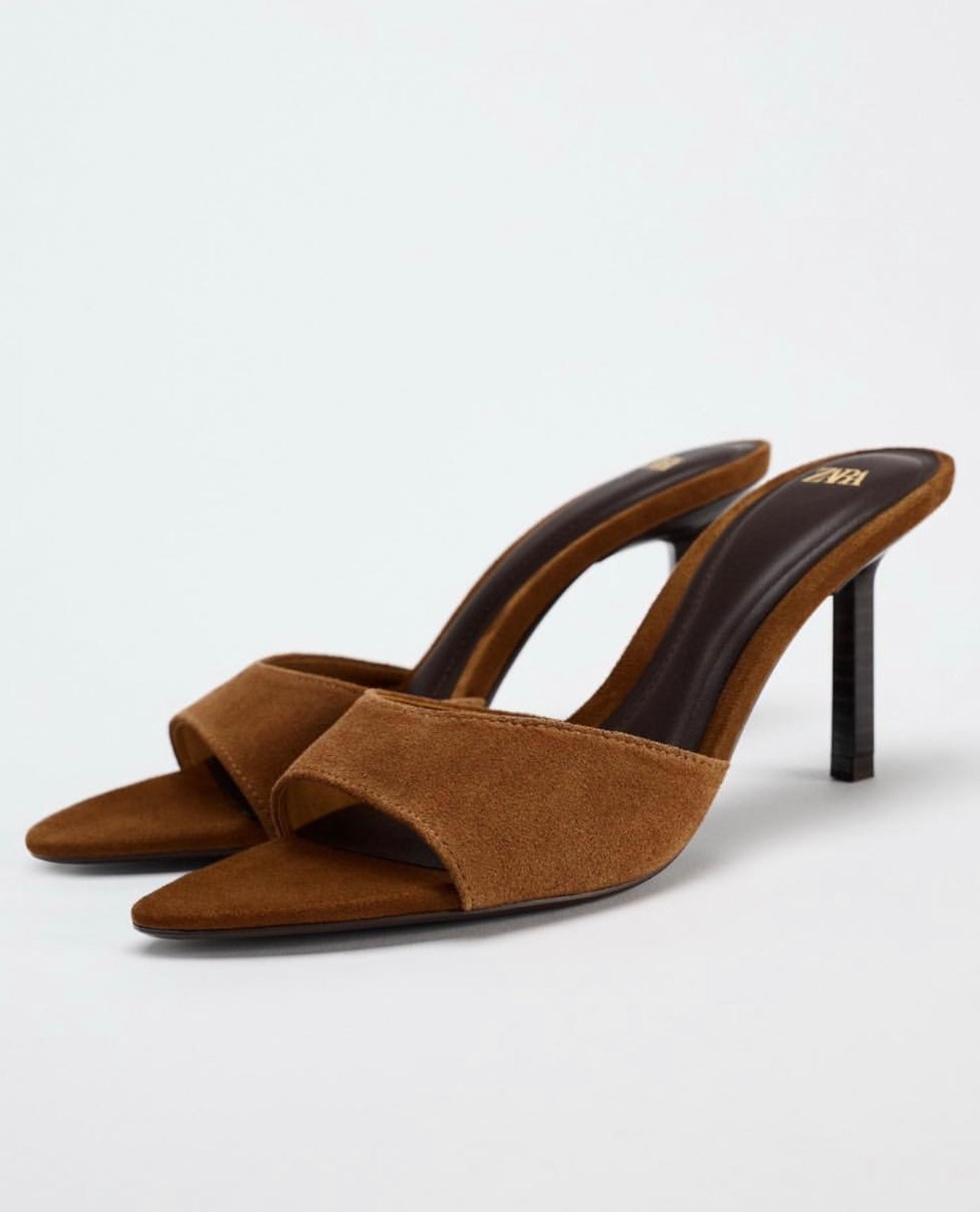 SUEDE HEELED SANDALS