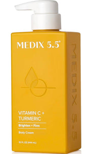 MEDIX 5.5 Vitamin C Cream Face Lotion & Body Lotion Moisturizer | Anti Aging Skin Care Firming & Brightening Cream Diminishes The Look Of Uneven Skin Tone, Age Spots, & Sun Damaged Dry Skin, 15 Fl Oz