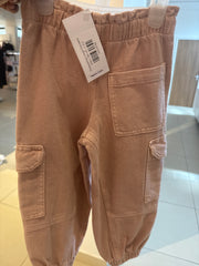 Drawstring cargo trousers