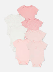 7pk Short Sleeve Bodysuits