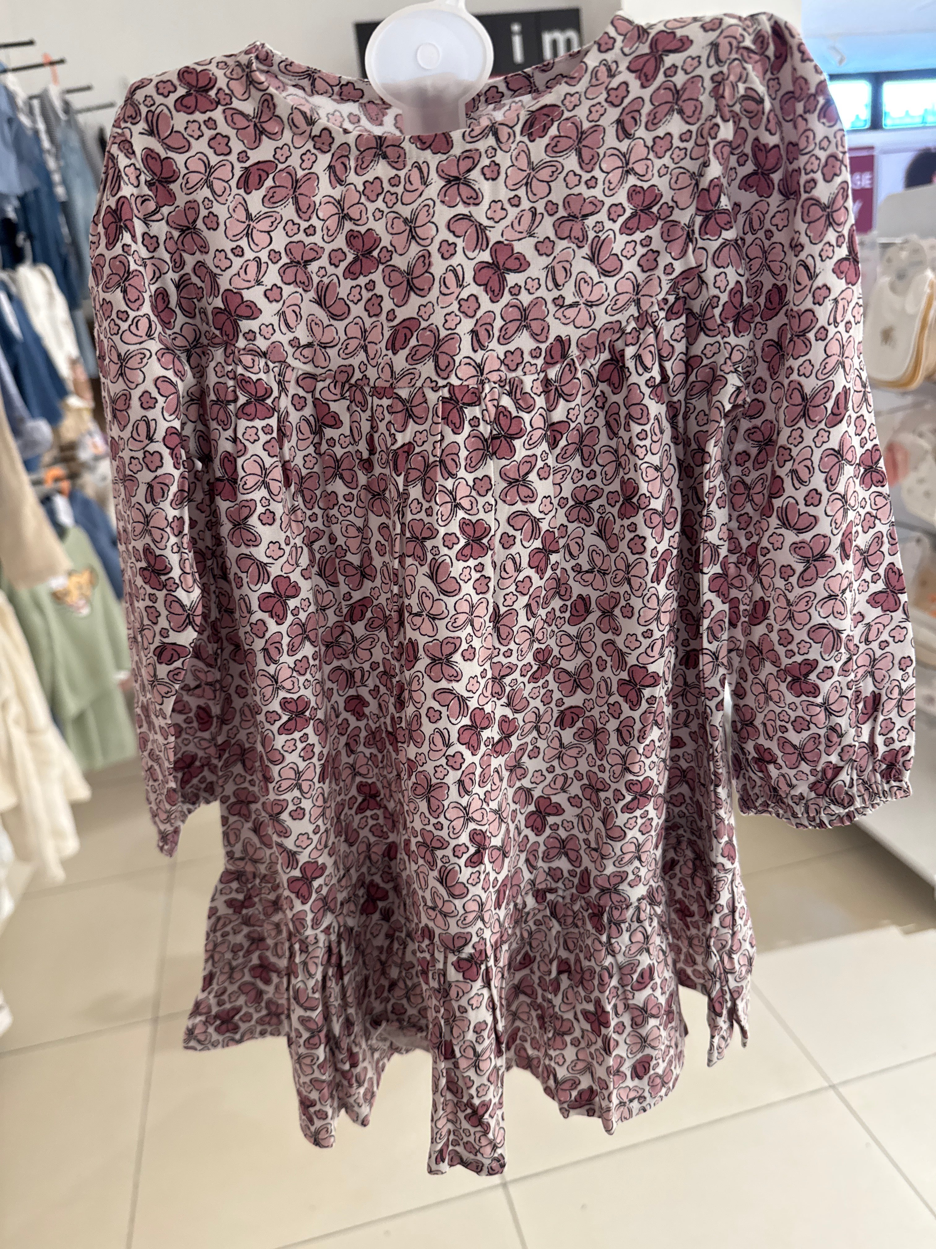 Butterfly Tiered Dress