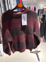 Striped Knit Sweater Zara