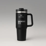 Stanley Quencher H2.0 FlowState tumbler in a black colorway.