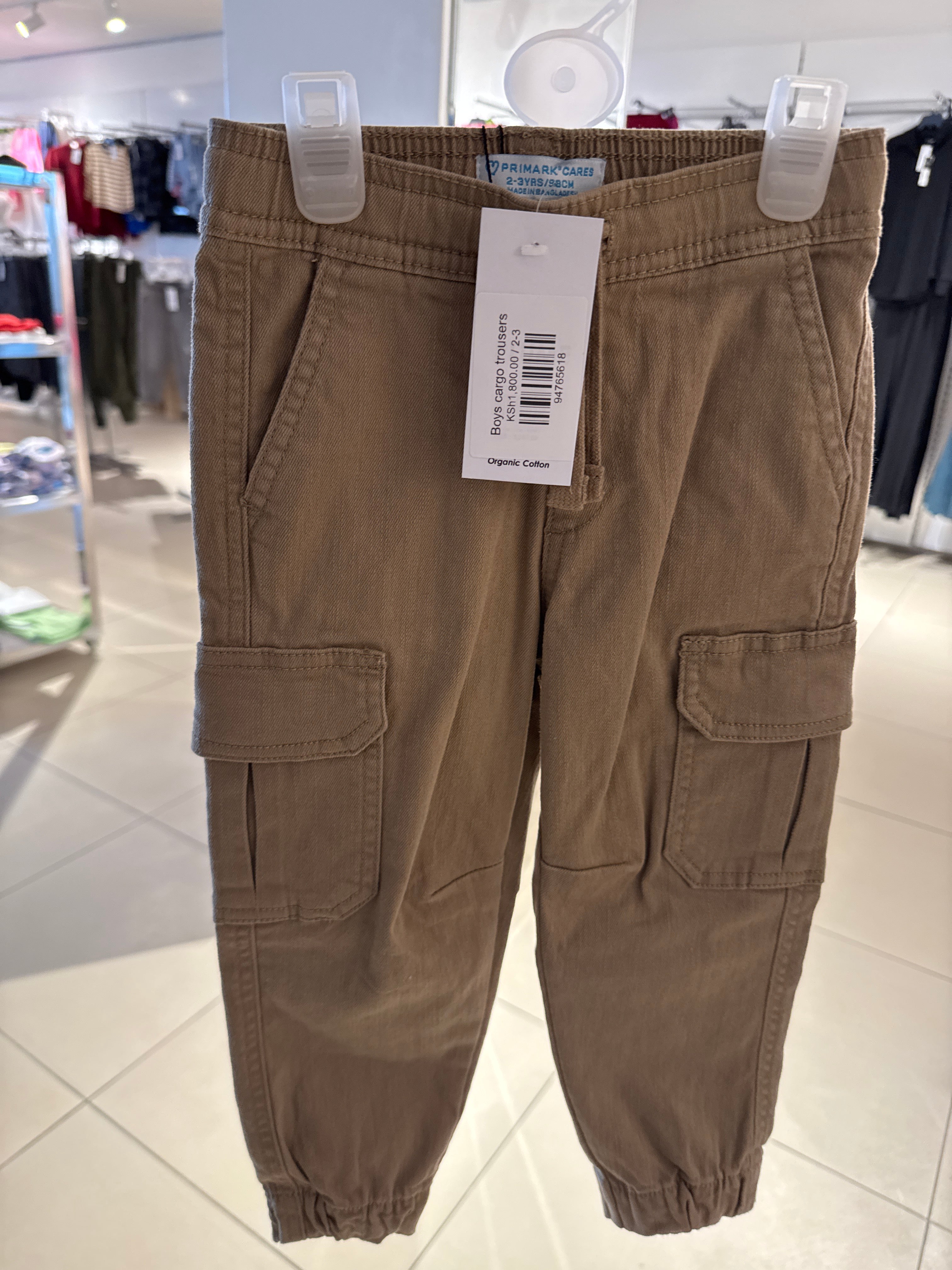 Boys cargo trousers