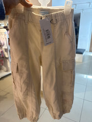 Drawstring cargo trousers