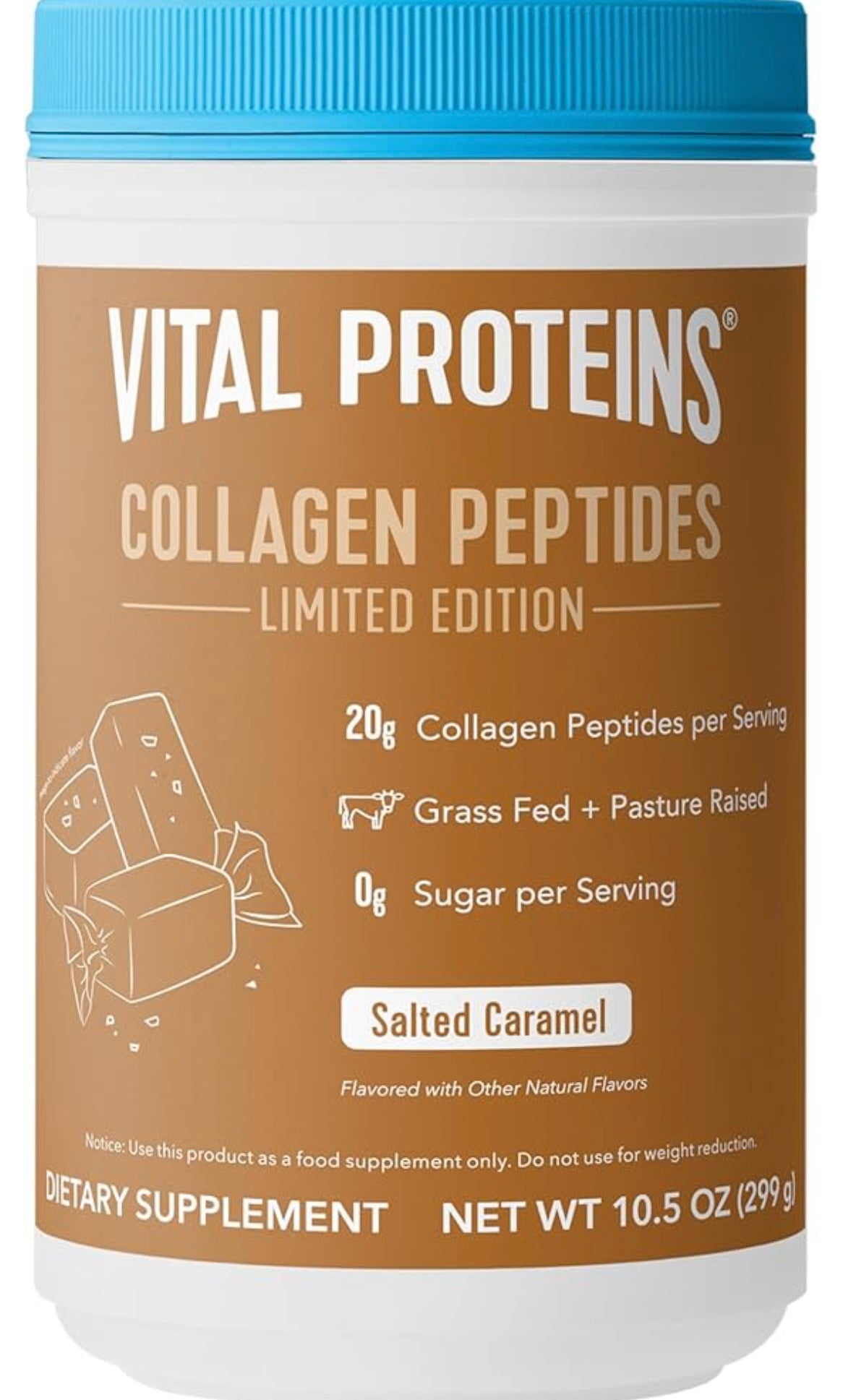 Vital Proteins® Salted Caramel Collagen Peptides, 20g CollagenPeptides, Healthy Hair, Skin, Nails & Joints