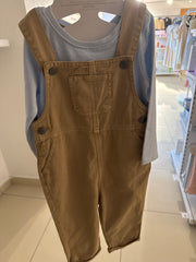 Long Sleeve T-Shirt & Dungaree Set