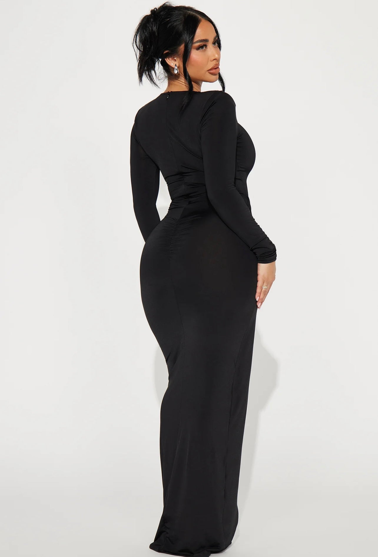 Fashionnova Catarina Slick Maxi Dress