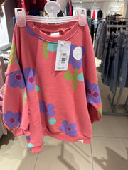 Pink Flowers Sweatshirts And Leggings; Next