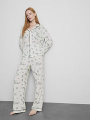 Printed Boyfriend Pyjamas