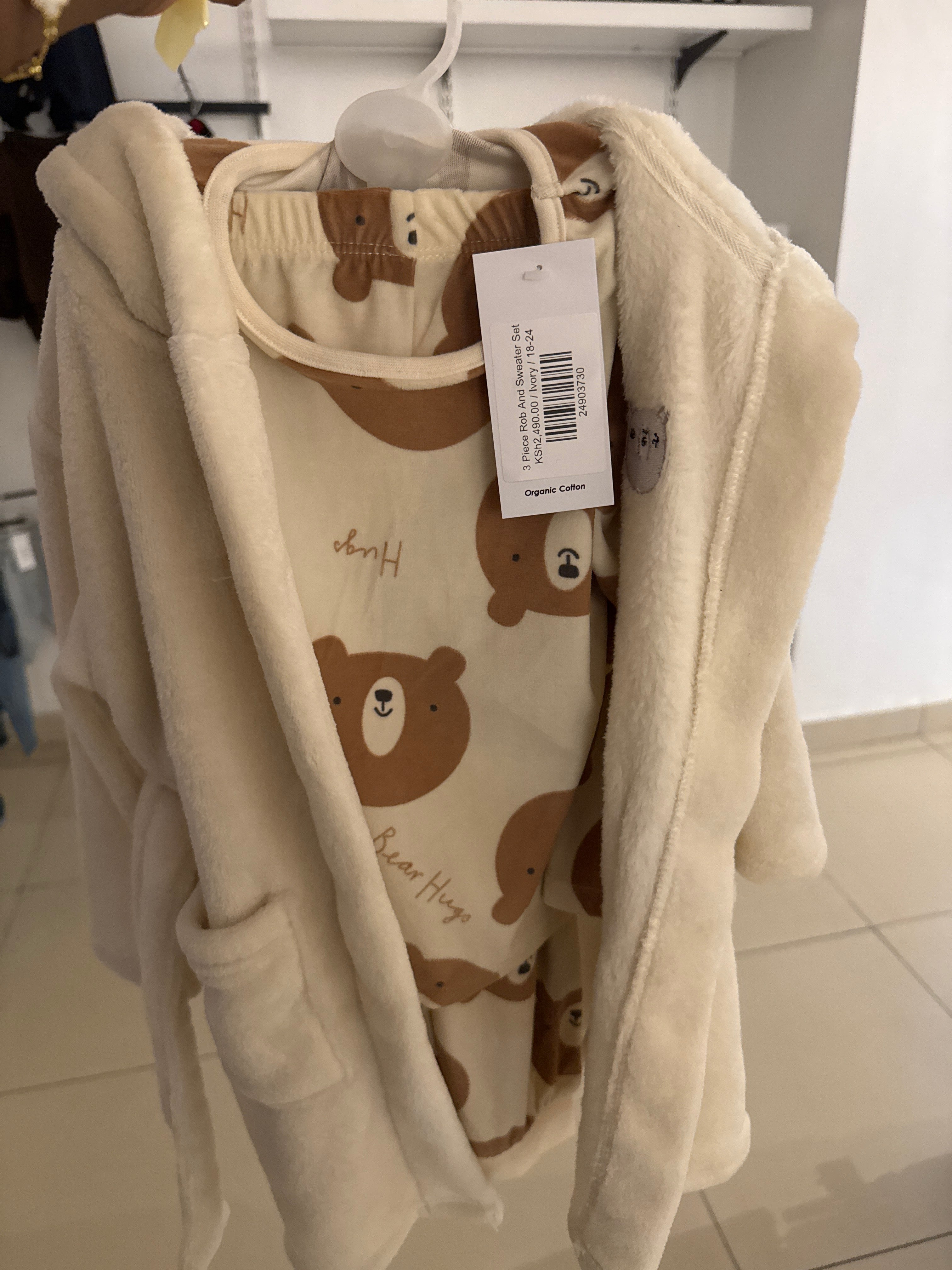 3 Piece Rob And Sweater Set