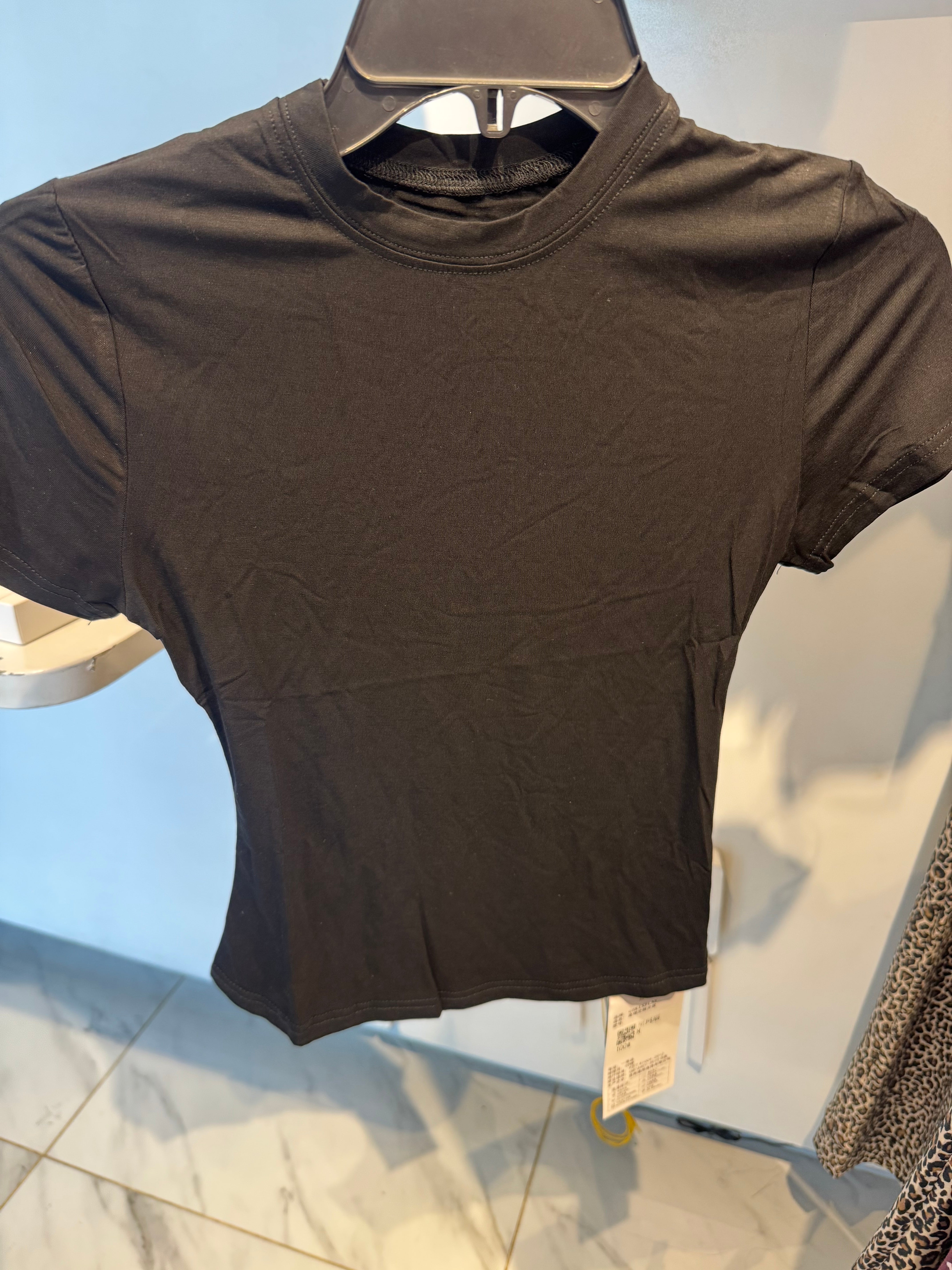 Skims pure cotton black top