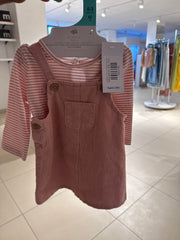 Long Sleeve T-Shirt And Pinafore Dress Set