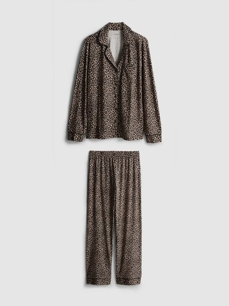 Printed Boyfriend Pyjamas