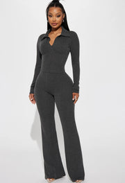 Fashionnova Jossie Ribbed Long Sleeve Set