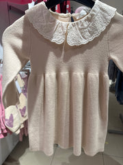 Knitted Dress With Collar
