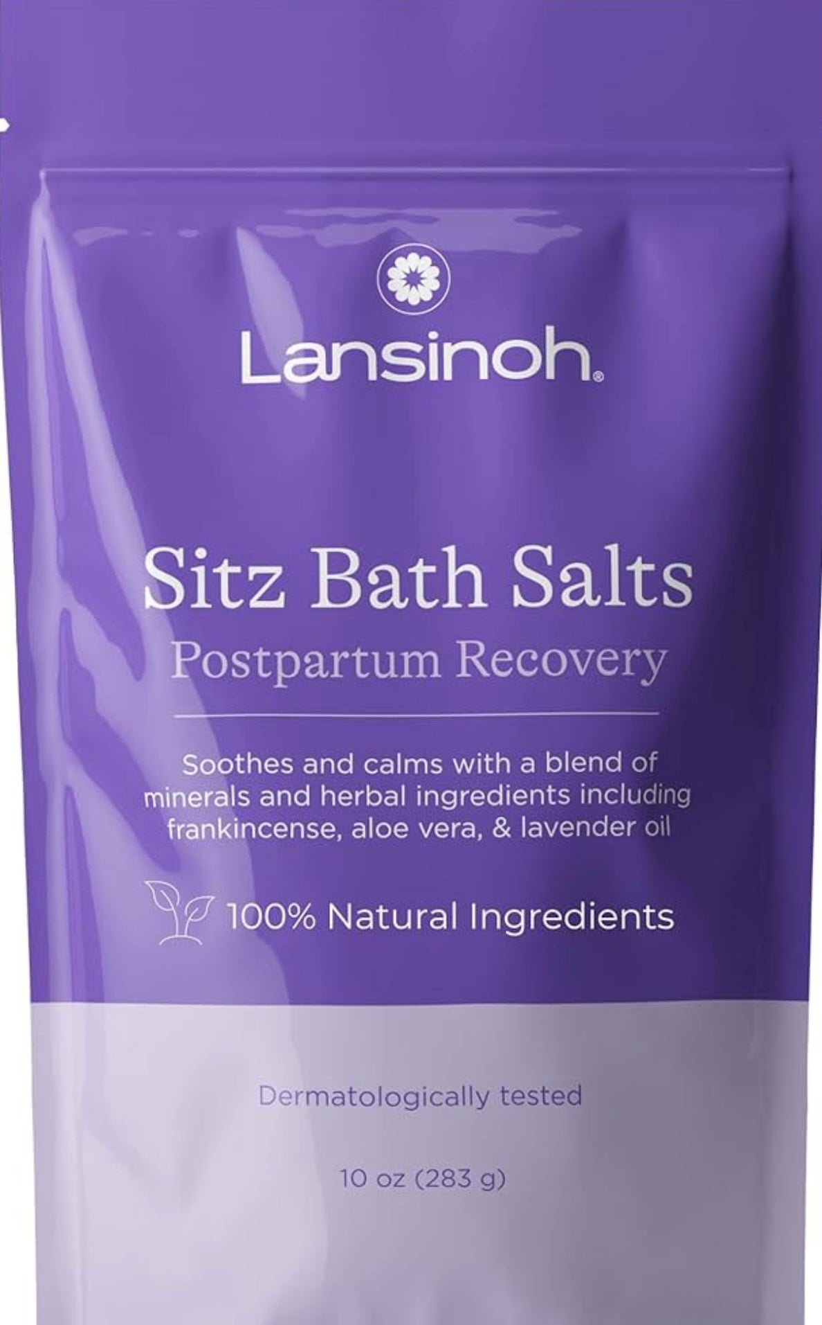 Lansinoh Sitz Bath Salts Postpartum Essentials Hemorrhoid Treatment