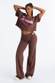La status foldover pant set