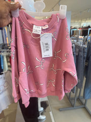 Zara bow sweatshirt