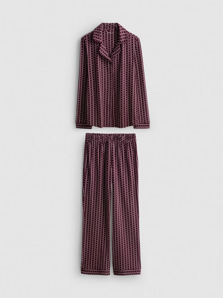 Heart Printed Boyfriend Pyjamas