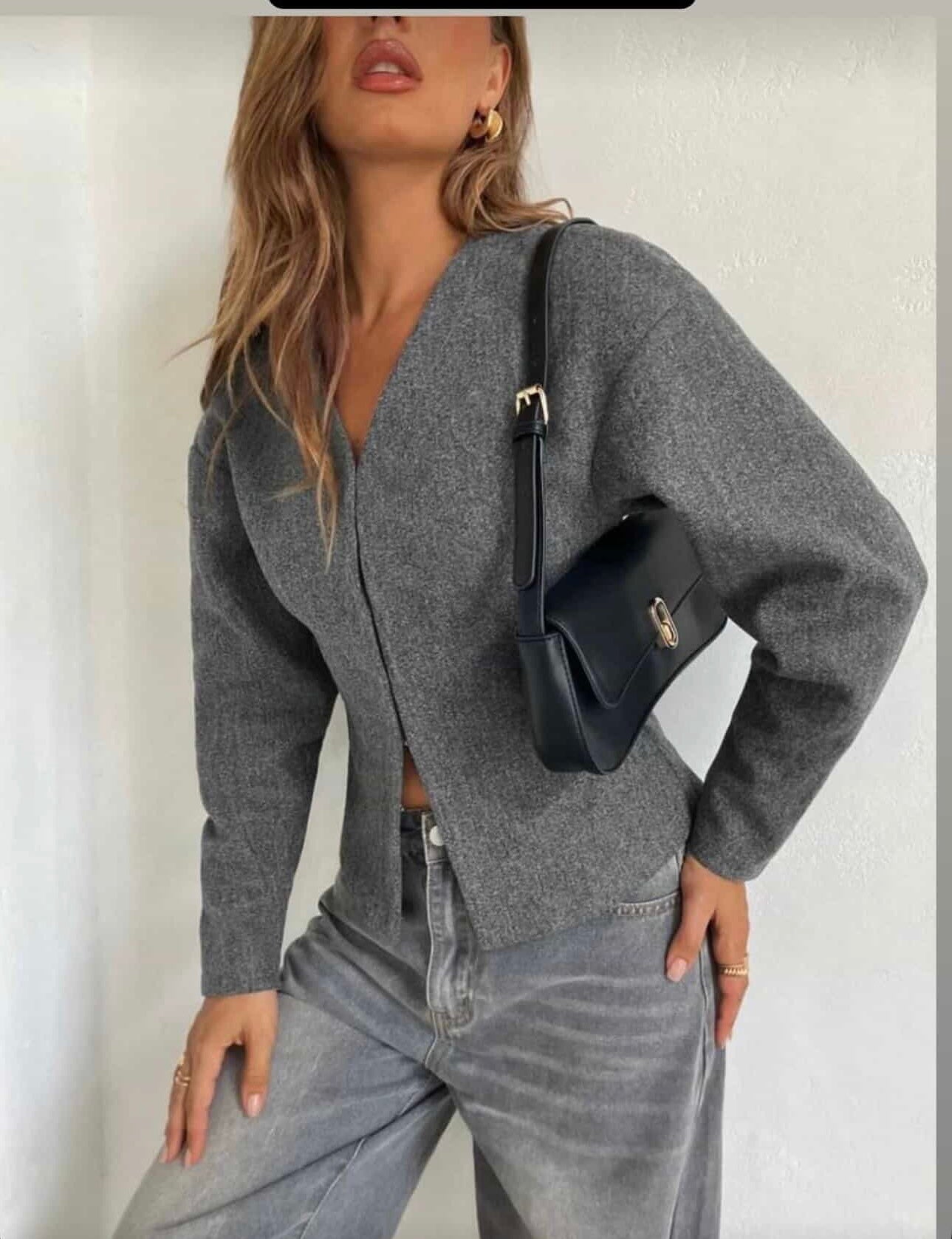 Women Casual Round Neck Solid Color Cardigan, Summer Casual New Versatile Top