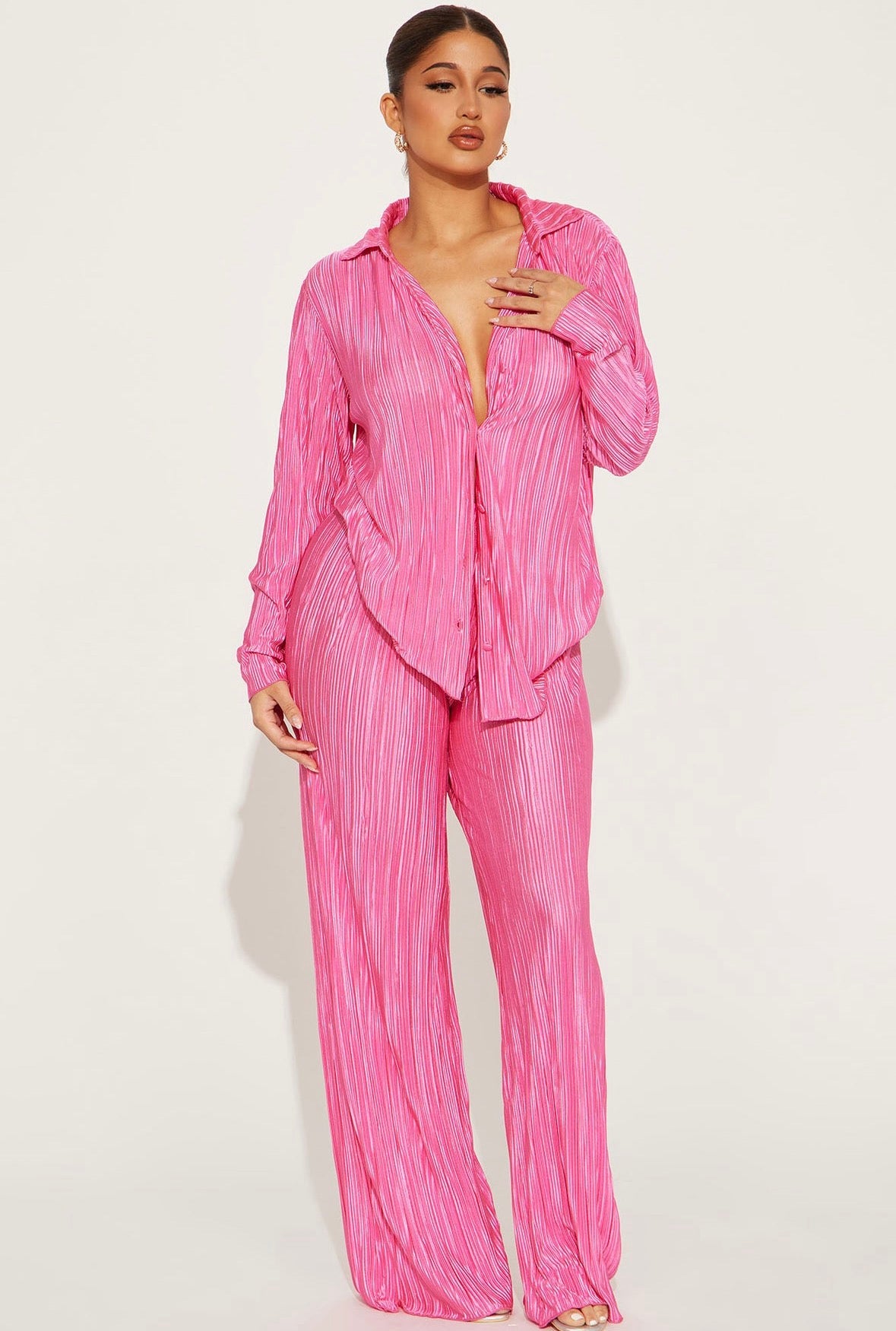 If It plisse pant set