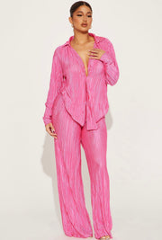 If It plisse pant set