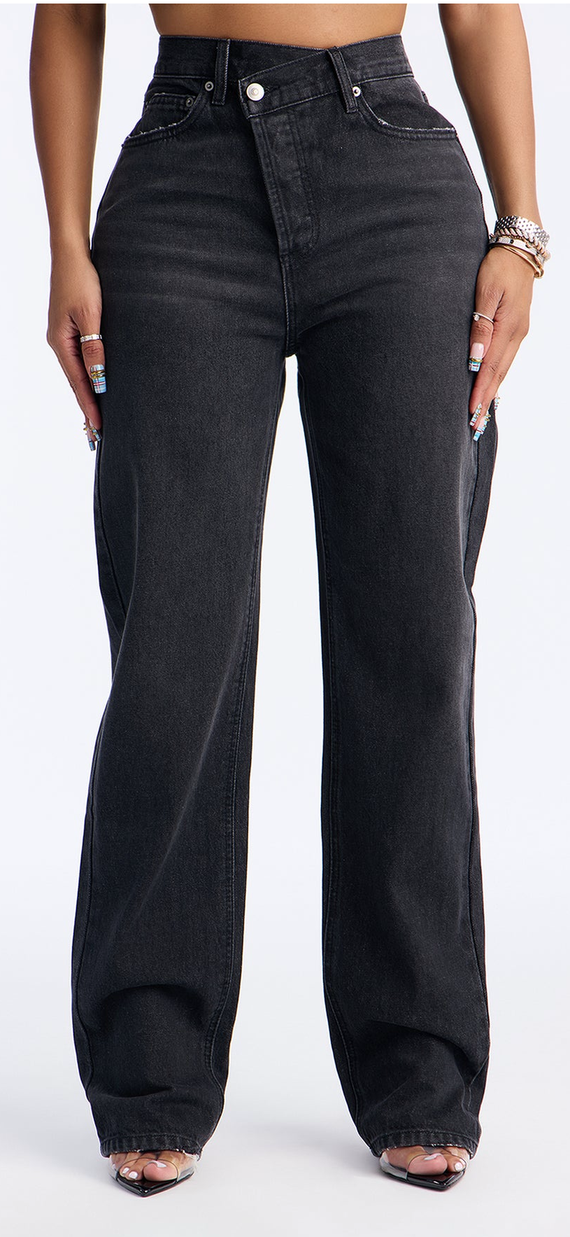 Fashionnova crossover straight jeans