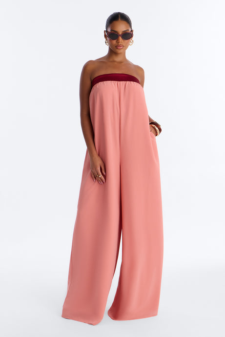 Celia Chiffon Wide Leg Jumpsuit