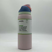 32 oz Owala FreeSip insulated stainless steel water bottle in the "Good Egg" colorway.