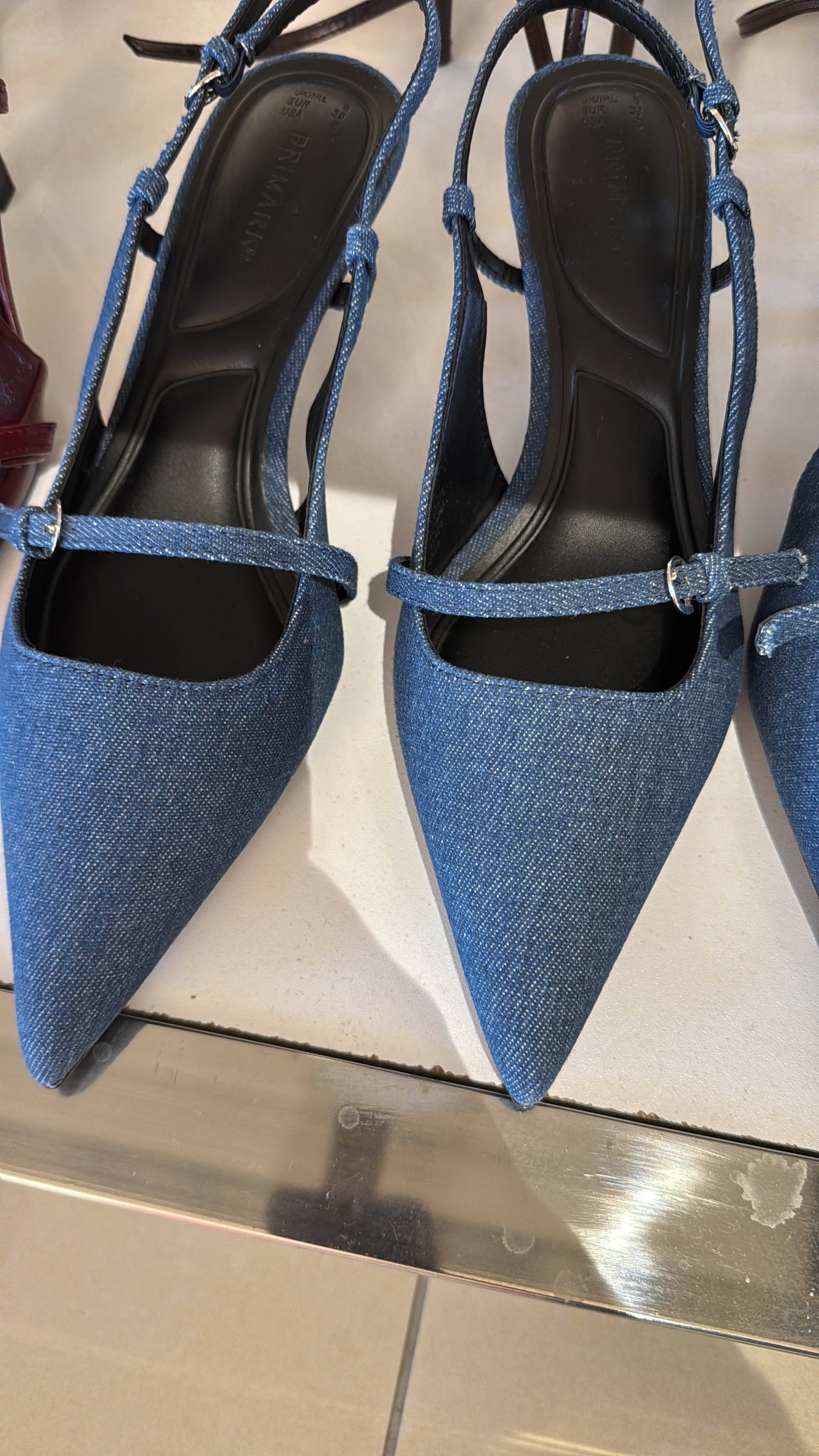 Primark denim heels