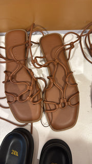 Primark vince Kenna leather strappy flat sandals