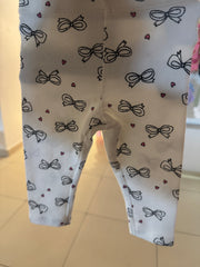 Bow basic kids leggings