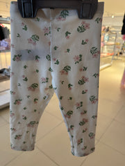 Basic floral print kids leggings