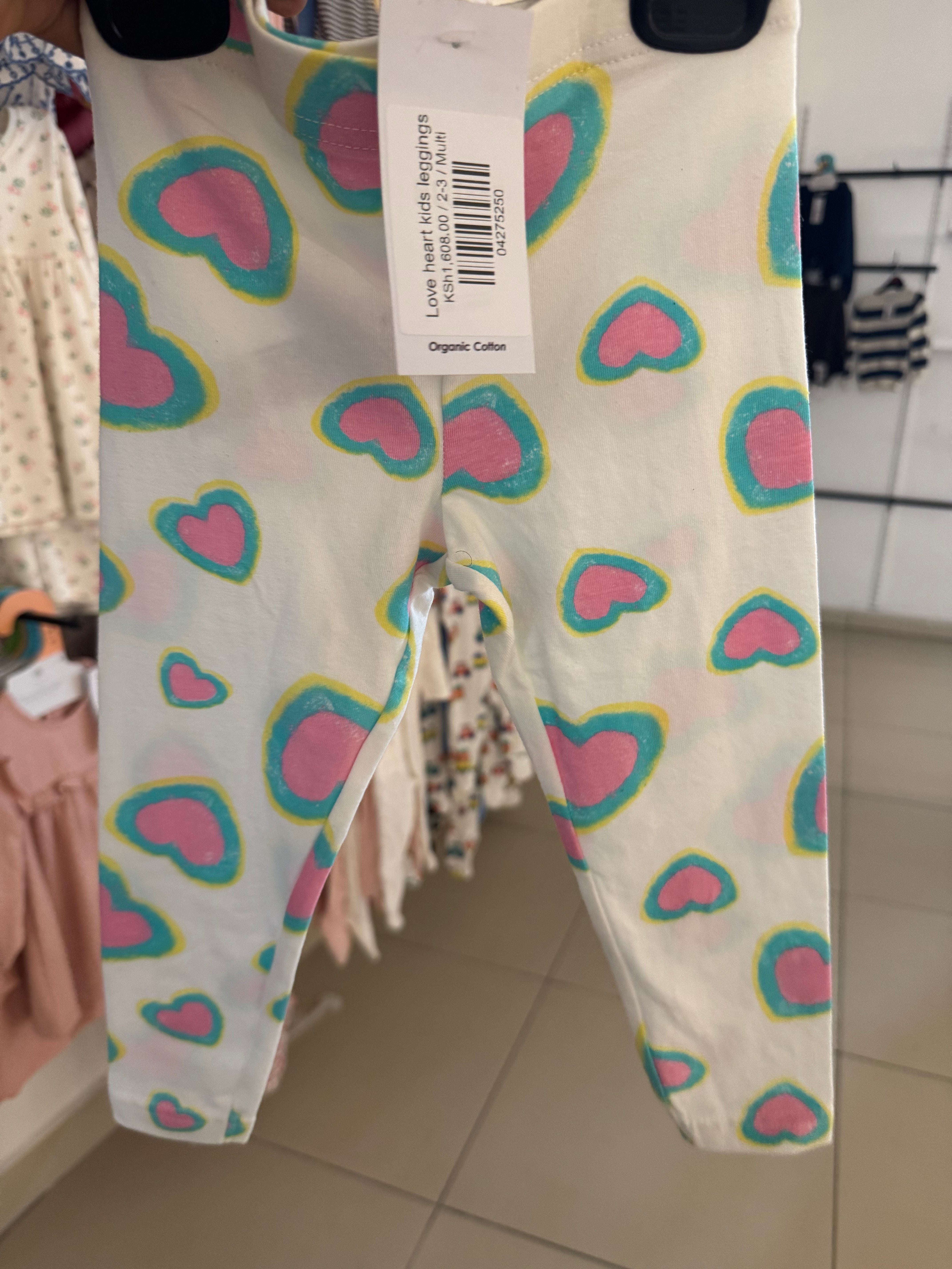 Love heart kids leggings