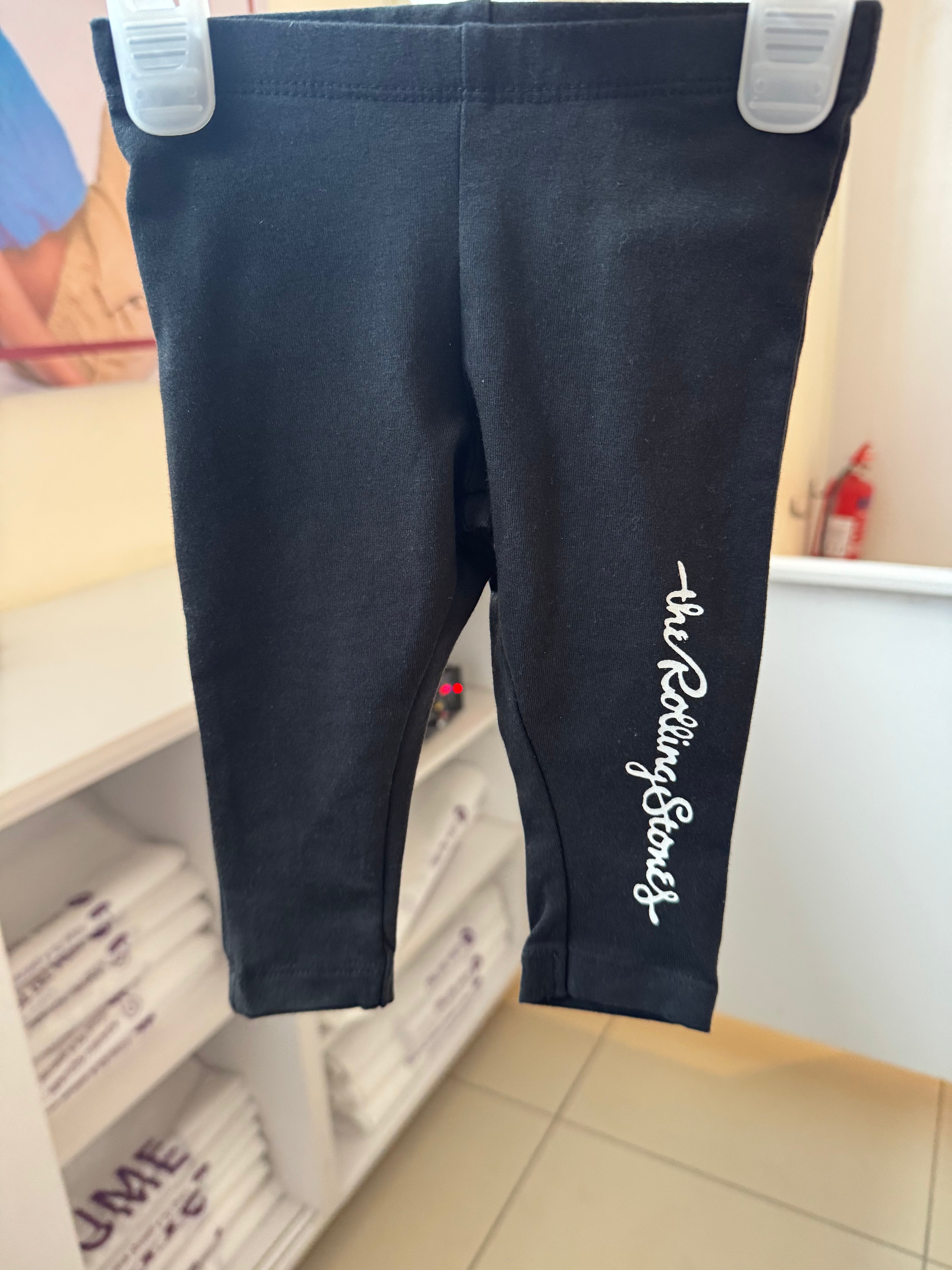 Primark black leggings The Rolling Stones