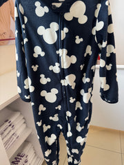 Primark Disney baby sleepsuit with a cloud like pattern of Mickey head