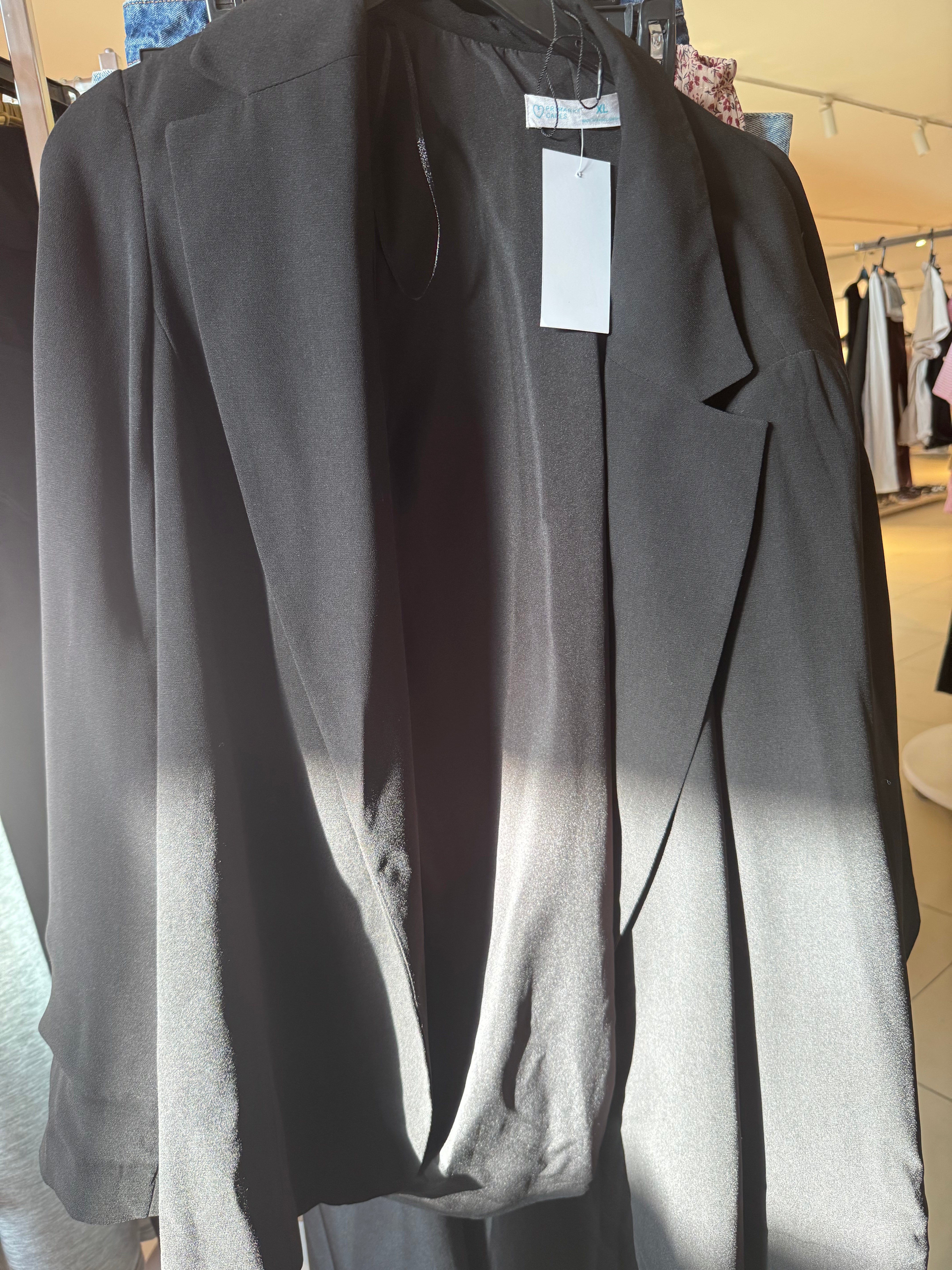 Primark Blazer negra fluida