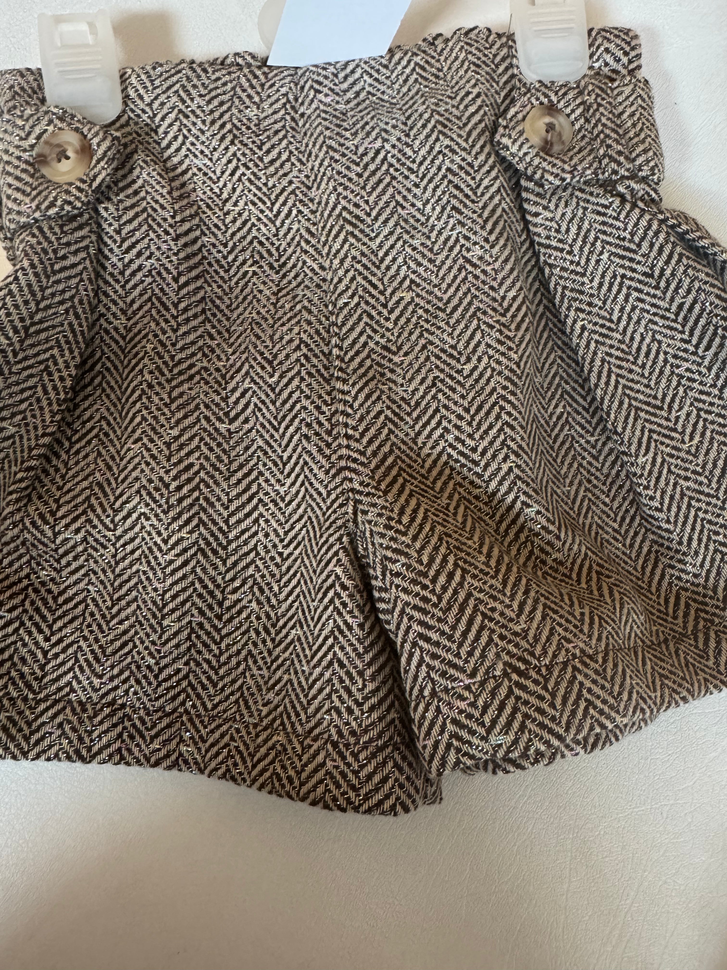 Primark Laura Scott herringbone fabric shorts