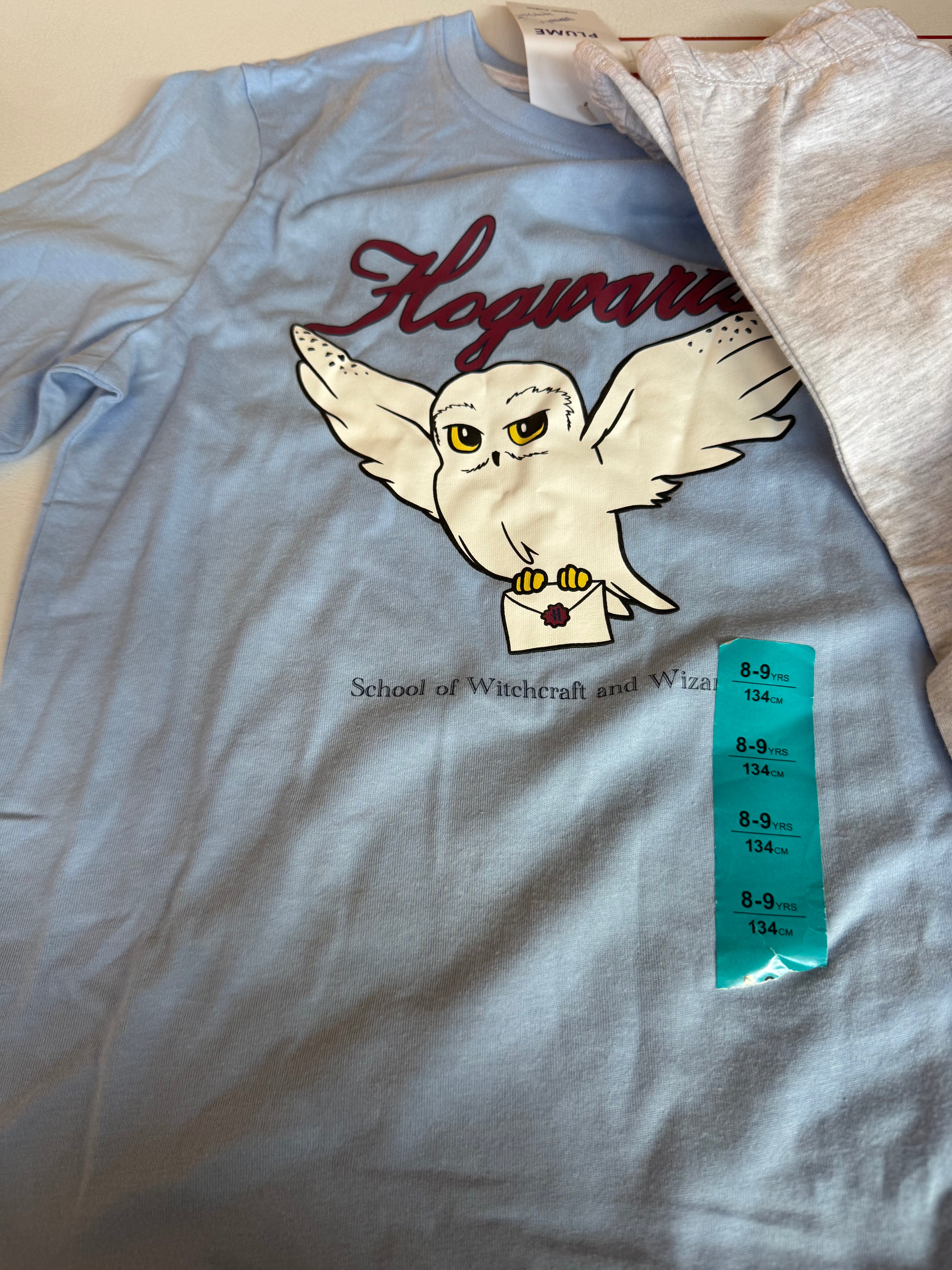 Harry Potter Hedwig themed top and jogger