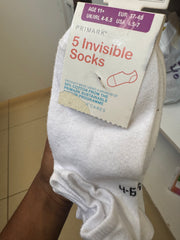 Primark 5 invisible socks